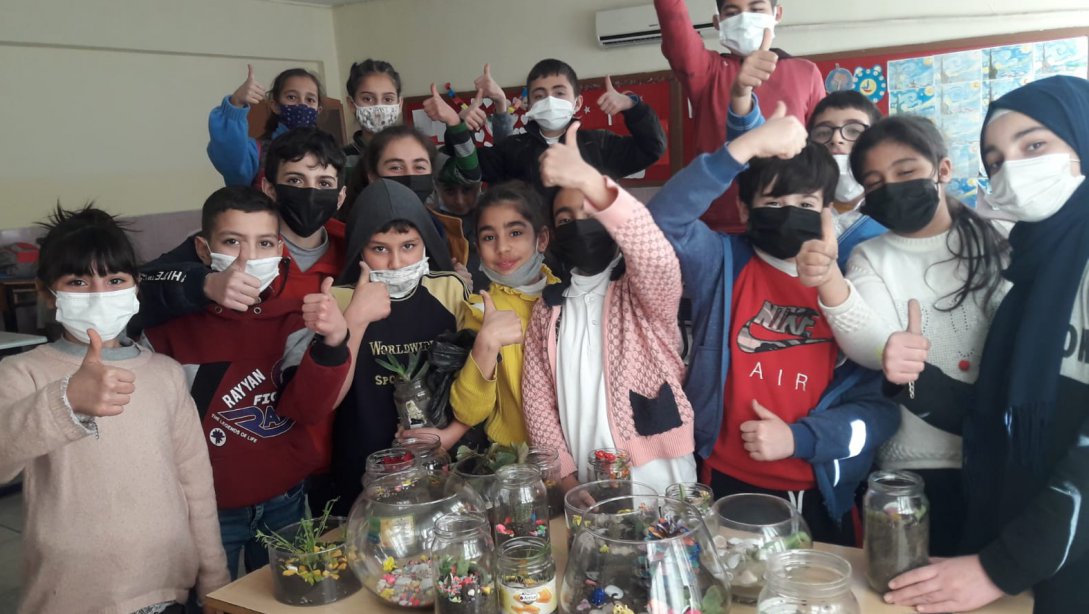 T3 Vakfı Toprak Atölyesi Çalışması Mehmet Akif Ortaokulu Öğrencileri ile Birlikte Yapıldı