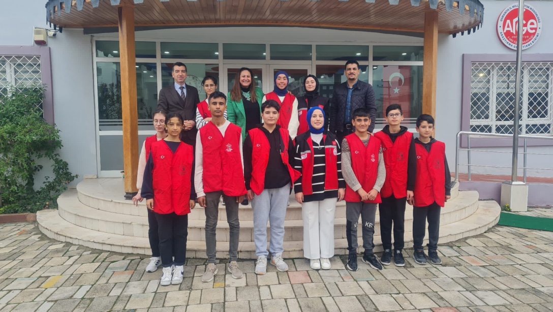 Osmaniye Sosyal Hizmet Merkezi Müdürlüğünce, Okul Destek Projesi öğrencileri ile Ar-Ge Merkezine ziyareti
